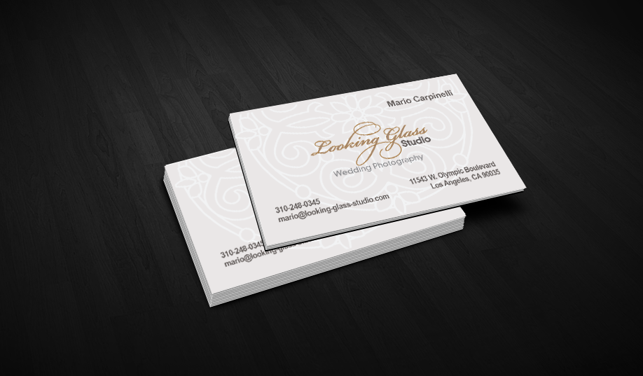 Looking Glass Studio Business Card custom design